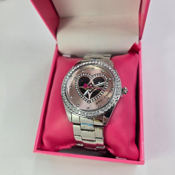 NWT Betsey Johnson Silver Watch New With Box main image 6